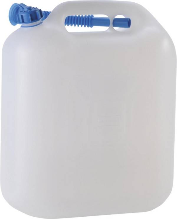 Wasserkanister 22 l HD-PE natur B370xT190xH440 mm mit Auslaufrohr