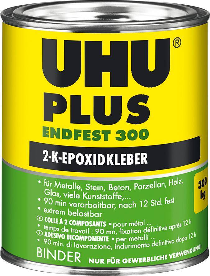 UHU Plus Endfest 300 Epoxidharzklebstoff 2-komponentig Binder 915g-0