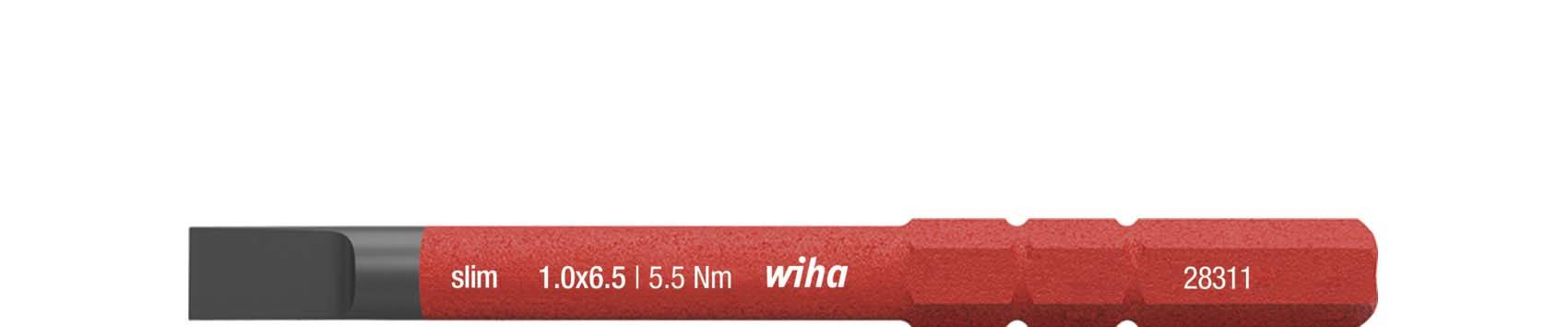 Wiha 3063561015 41159 Kreuzschlitz-Bit Antrieb: 1/4" (6.3 mm) Abtrieb: Schlitz 3.5 mm 300 mm-0