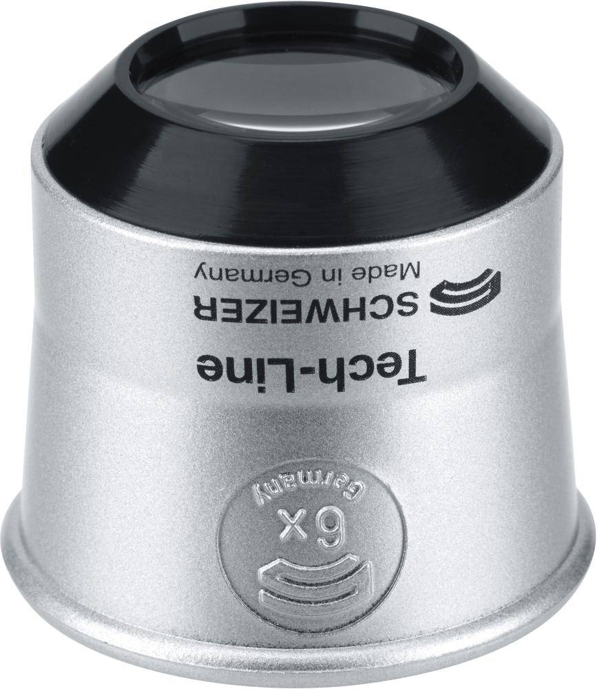 Uhrmacherlupe Tech-Line Vergr. 6x Linsen-D.22,8mm Schweizer-0