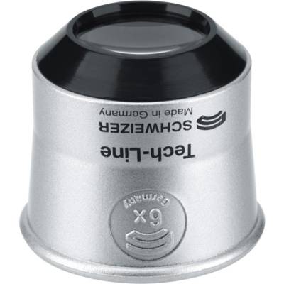 Uhrmacherlupe Tech-Line Vergr. 6x Linsen-D.22,8mm Schweizer-0