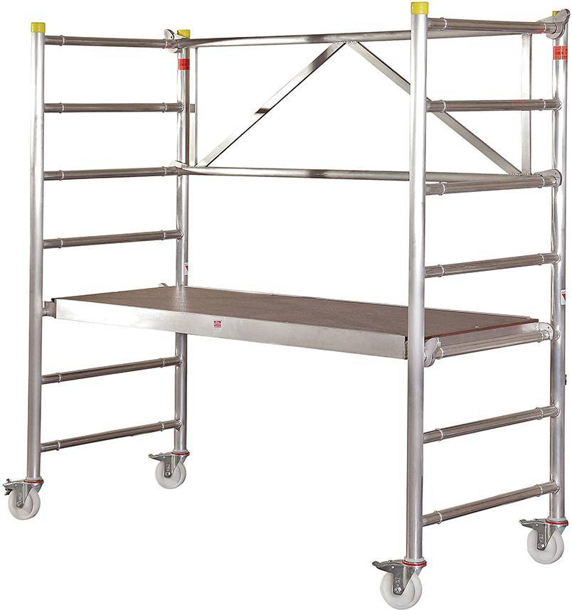 Alu-Rollgerüst Typ Boy 1 Länge 1,80m, Breite 0,79m - Artikel: 4031549460501-0