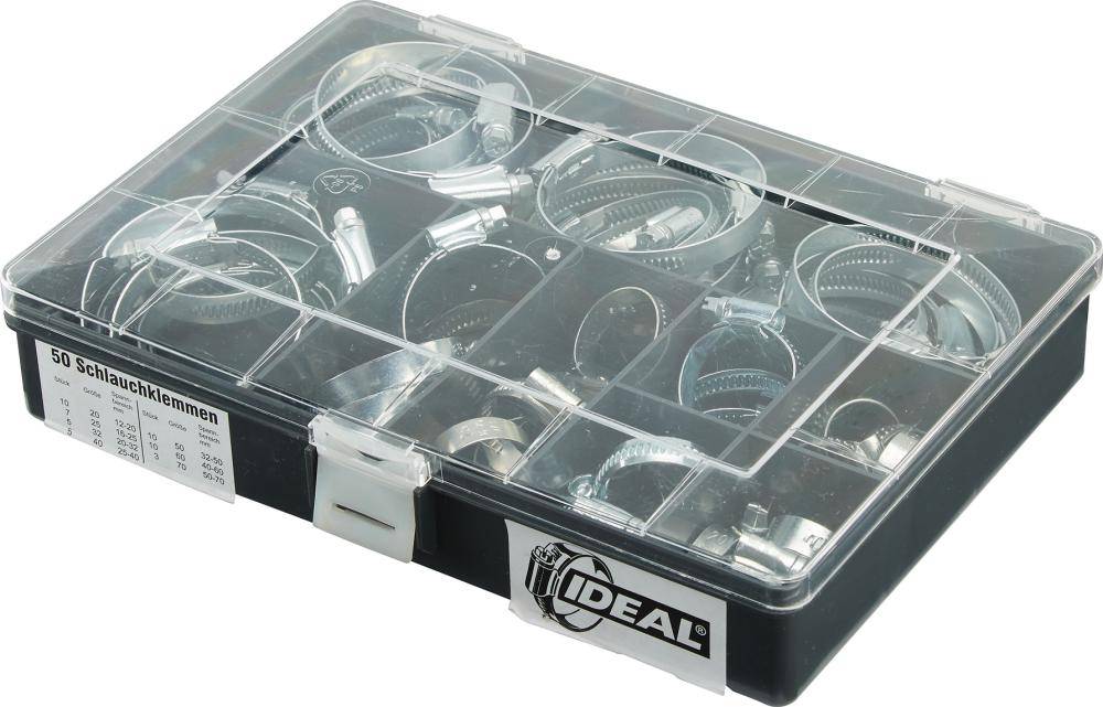 Schlauchschellen-Set W1 9mm sortiert IDEAL-Schlemper - Artikel: 4032104001917-0
