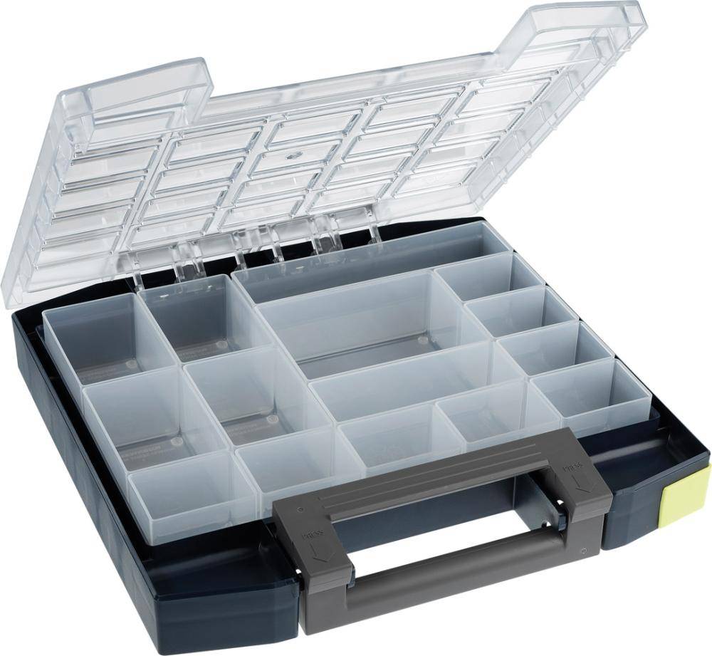 Sortimentskoffer Polycarbonat boxxser 55 5x5-15 blau raaco-0