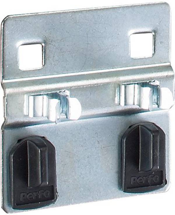 Doppelte Werkzeugklemme B60xT60xD2x6 mm für Lochplatten für Lochplatten - Artikel: 7830333335