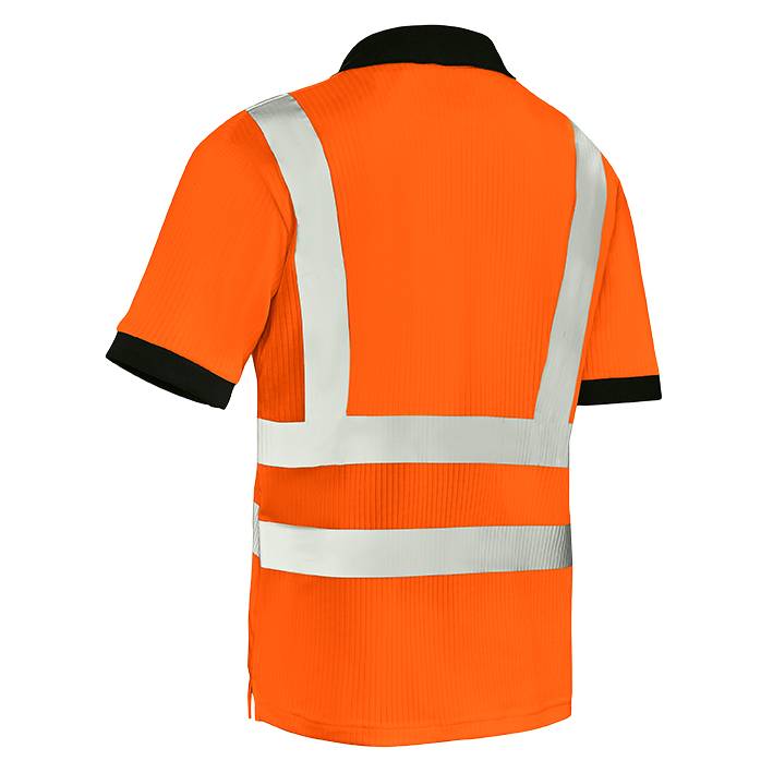 Warnschutz-Polo-SYLT, leuchtorange, Gr. 3XL-2