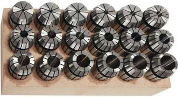 Spannzangen-Set DIN6499B ER32 3-20mm, 18tlg. Rundlauf kleiner 0,007 mmFORMAT