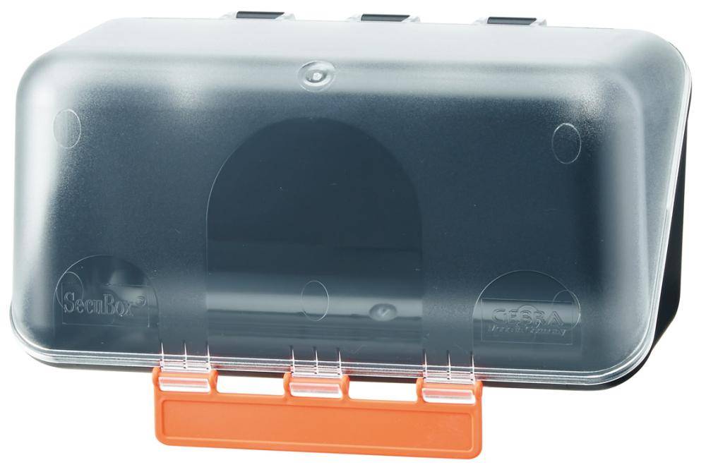 Aufb.Box SECU Mini o. Gebotszeichen, transp. - Artikel: 4002321412001-0