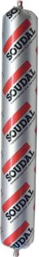 SOUDAL Silirub 2 Neutralsilikon schwarz 600ml-Beutel
