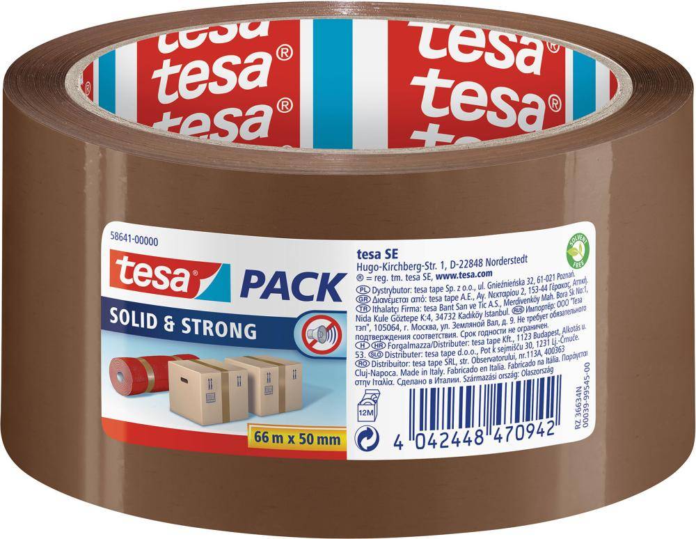 tesapack 66m x 50mm braun 58641-0