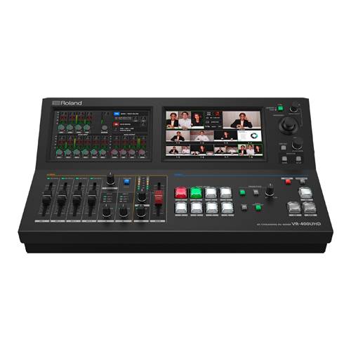 ROLAND VR-400UHD - 4-Kanal 4K UHD Streaming AV-Mixer (7" Dual-Touchscreen | 7x HDMI-In & 3x HDMI-Out | 14-Kanal-0