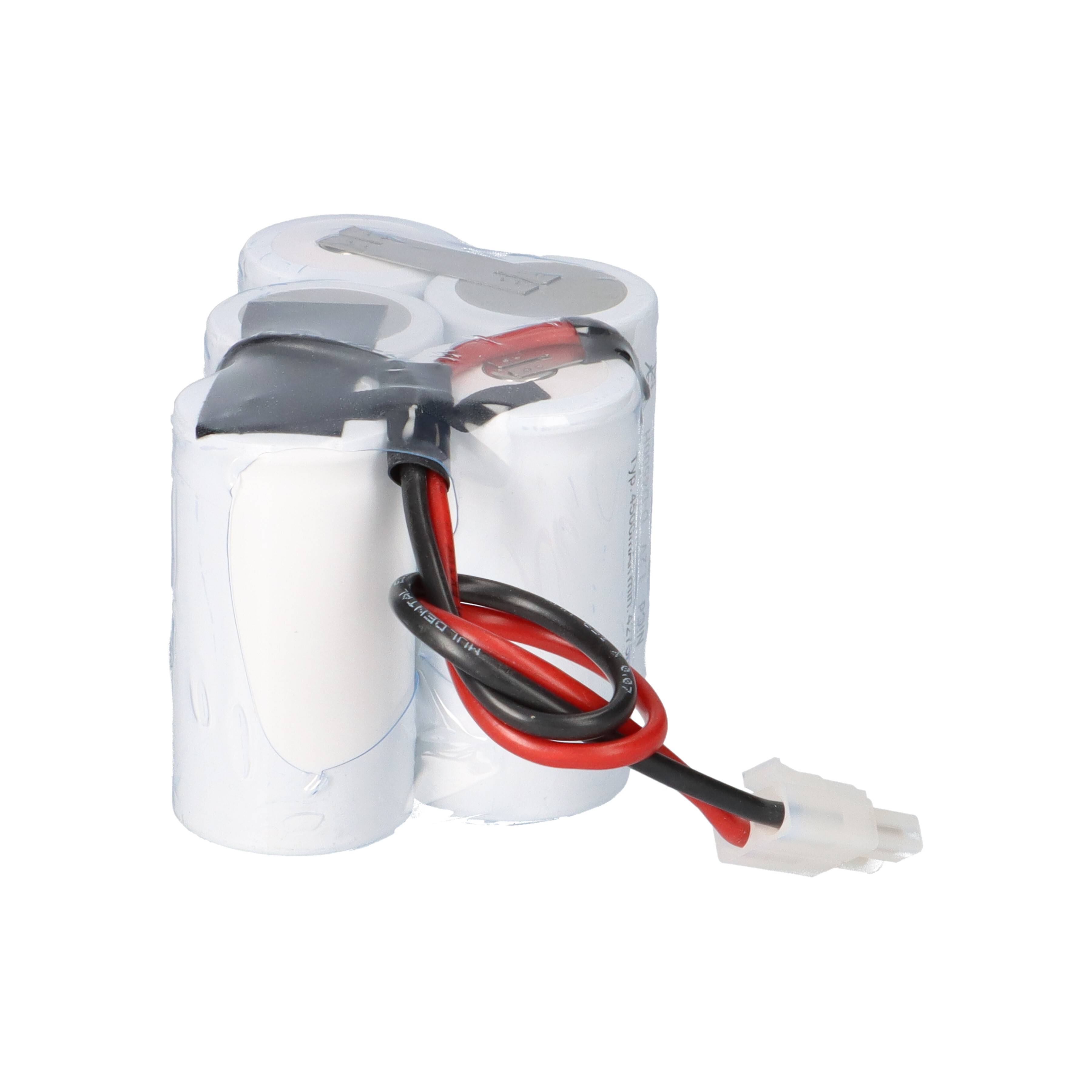 Notleuchten-Akku 6V 4500mAh NiCd F2x3 – Tamiya-Stecker – Hochtemperatur-4