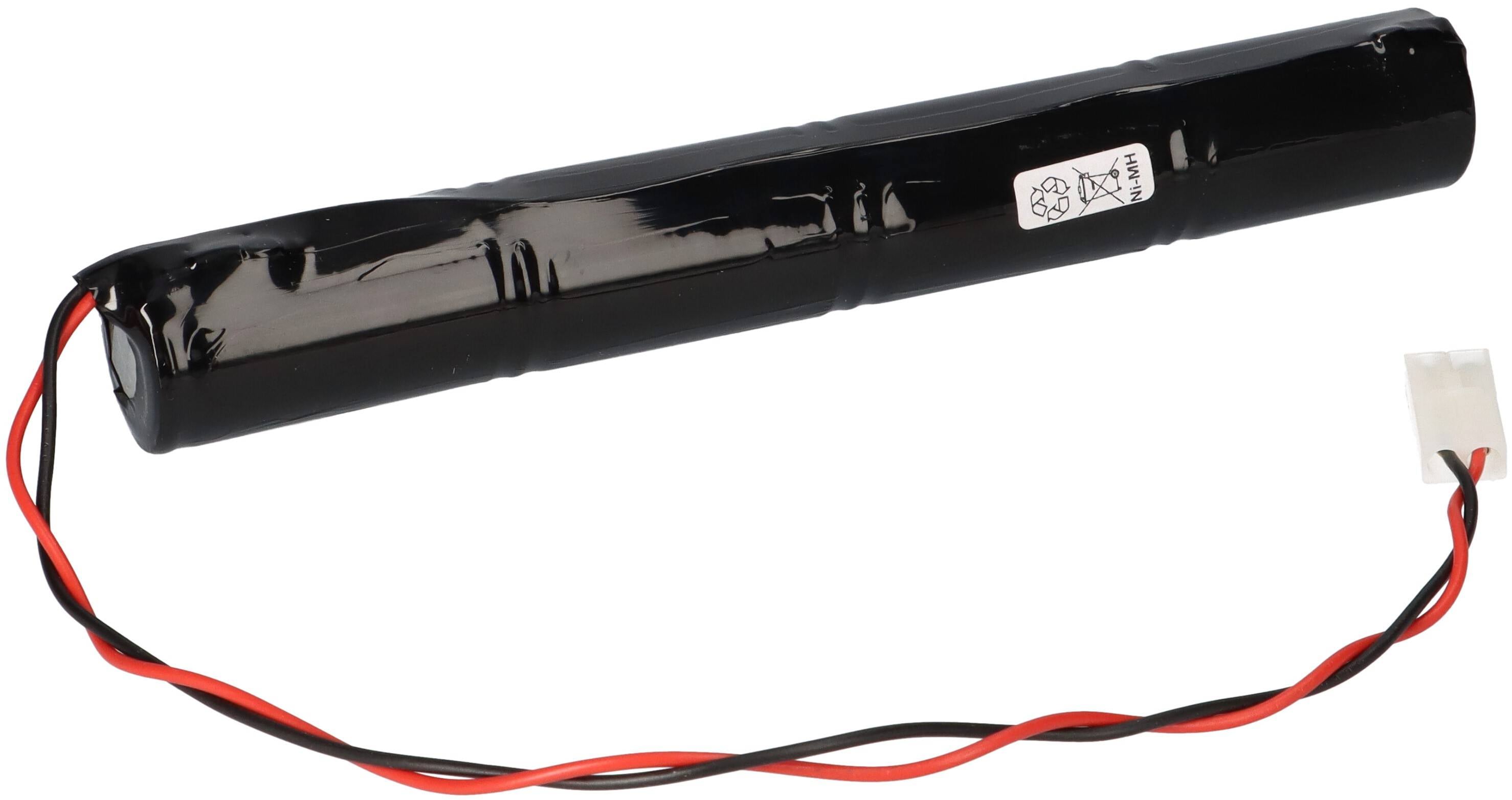 Notleuchten-Akku 4,8V NiCd 4500mAh Mono L1x4 mit Kabel und Stecker-0