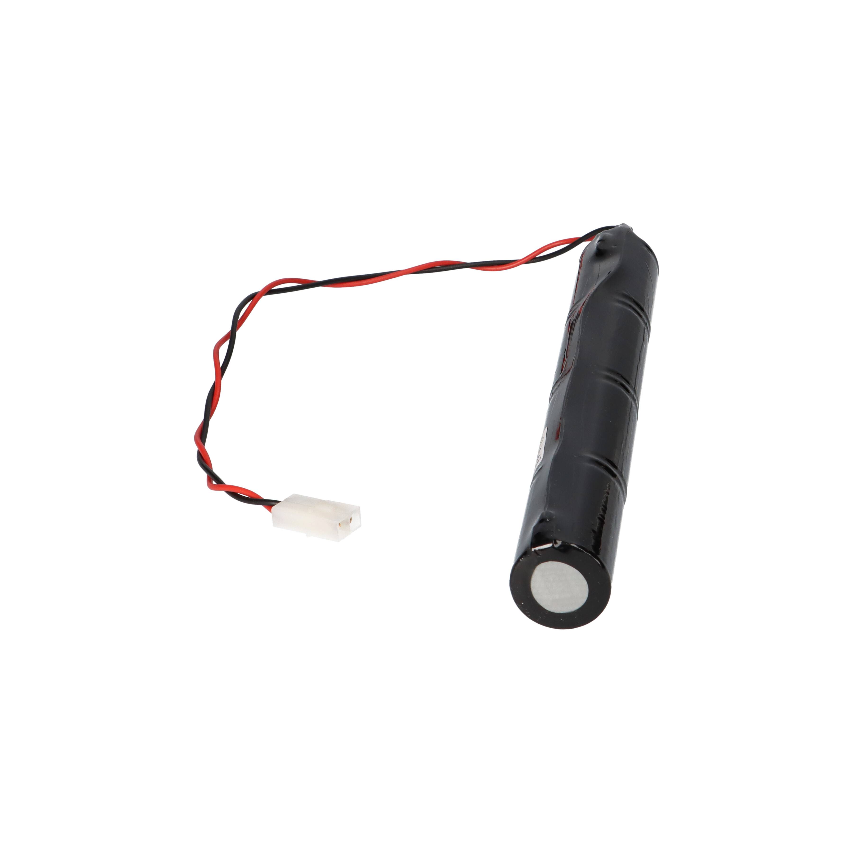 Notleuchten-Akku 4,8V NiCd 4500mAh Mono L1x4 mit Kabel und Stecker-3