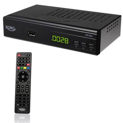 XORO HRS 8660 HD DVB-S2 Receiver LED-Display USB Mediaplayer PVR-Ready Timeshift HDMI SCART S/PDIF unterstützt Unicable