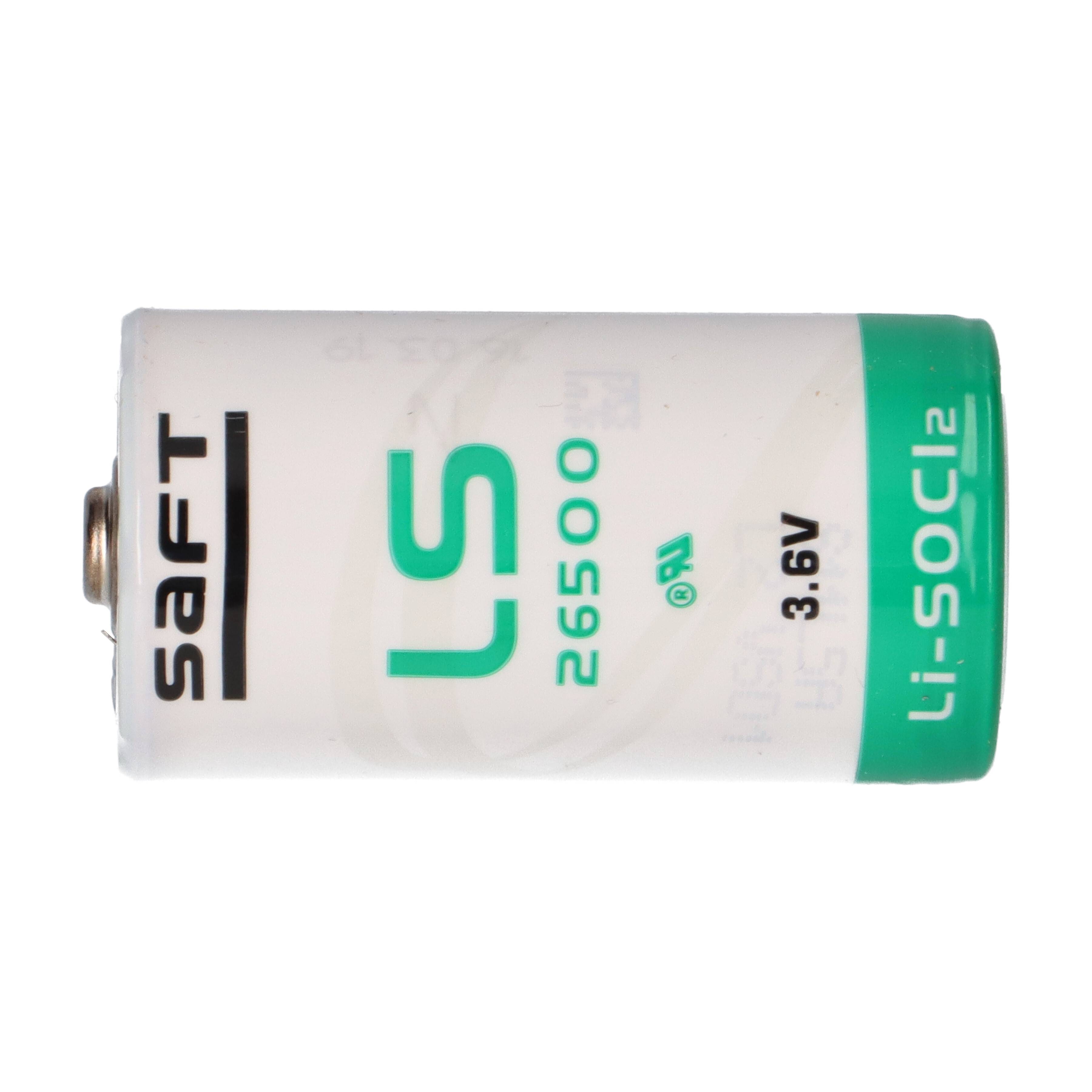2x SAFT Lithium Batterie Baby C LS 26500 PLUS 3,6V 8,5Ah Lithium-Thionylchlorid-2