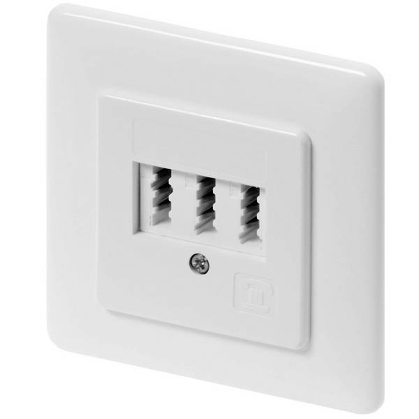 ZE-KOM 2x6/6 Standard - Anschlussdose, unterputz - TAE-NFF