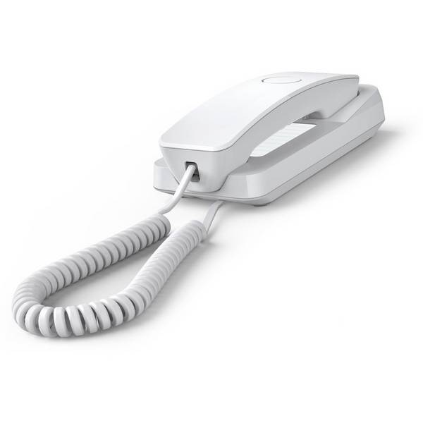 Gigaset Desk 200 - Telefon mit Schnur - weiß - MFV- /Impulswahl - Wahlwiederholu