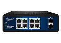 ALLNET Switch unmanaged industrial 8 Port Gigabit 8x LAN 2x SFP LA fterlos - Swi-1