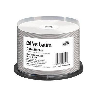 Verbatim DataLifePlus Professional - 50 x DVD+R DL - 8.5 GB 8x - breite Thermodr