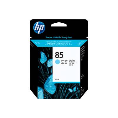 HP 85 - 69 ml - mit hoher Kapazität - hell Cyan - Original - DesignJet - Tintenp