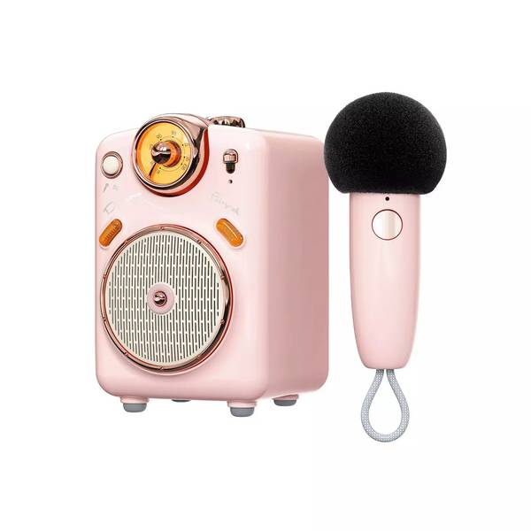 Divoom ! Lautsprecher"Fairy OK" Bluetooth inkl. Mikro rosa - Lautsprecher