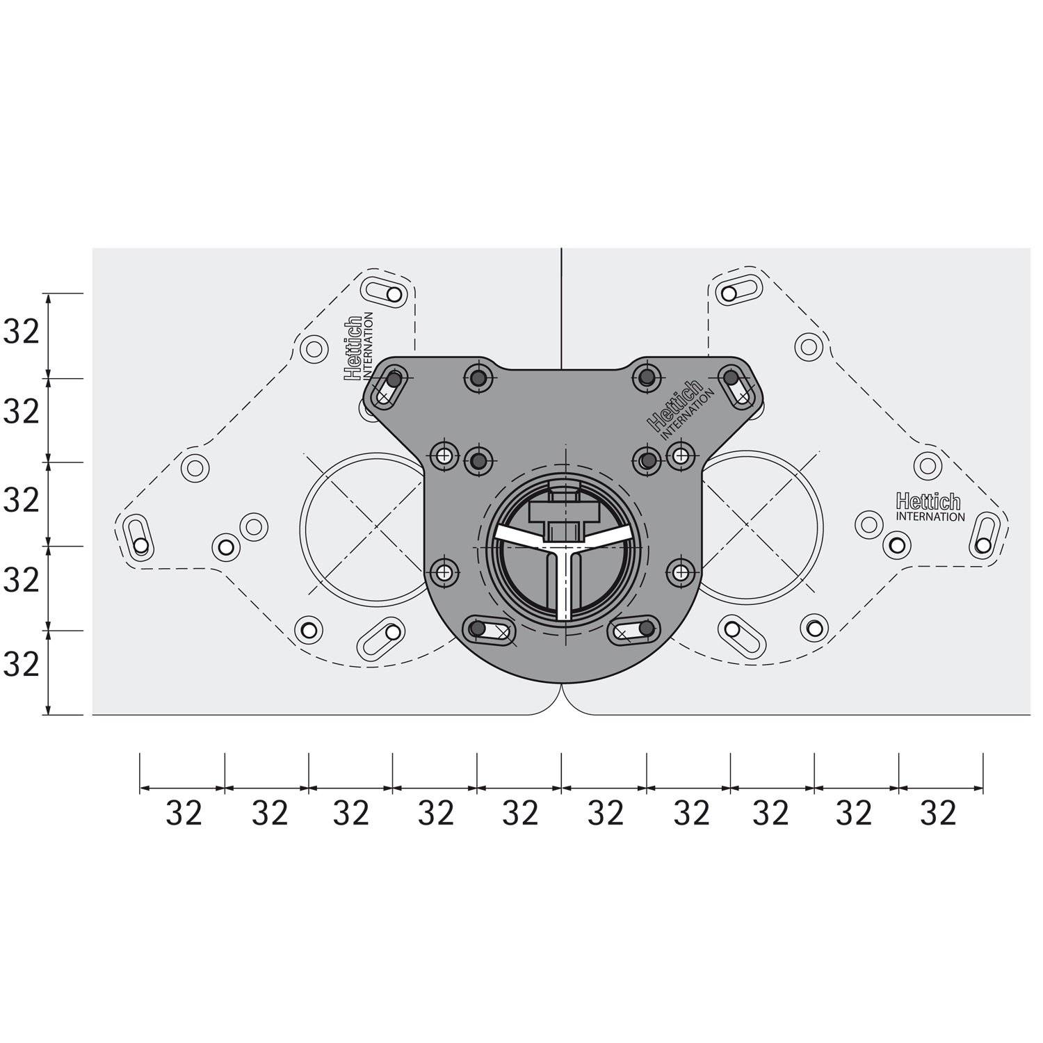 Tischb.,46049,Ø60x1200mm, edelstahloptik-1