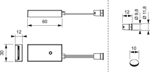 L & S DEUTSCHLAND GmbH HV-Funkschalterset 230 V 575 W weiß L&S 2000459-1