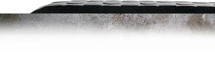 Arbeitsplatzbodenbelag L1500xB900xS9,5mm schwarz m.gelben Streifen Schaumst.COBA-2