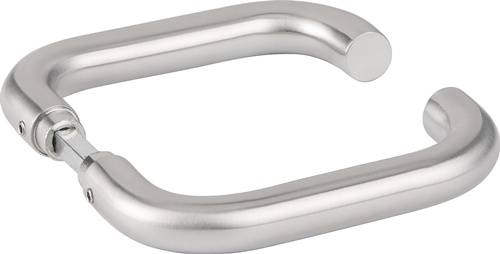 Glastürdrückerpaar 1801 BASIC 01 VA U-Form 4-KT.8mm HERMAT-0