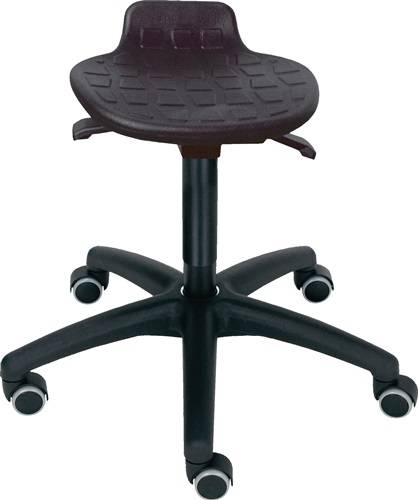 Drehhocker Rl.PU-Schaum schwarz Sitz-H.450-640mm LOTZ