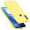 Cadorabo Schutzhülle für Motorola MOTO E20 / E30 / E40 Hülle in Gelb Handyhülle Case Cover TPU Etui