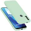 Cadorabo Schutzhülle für Motorola MOTO E20 / E30 / E40 Hülle in Grün Handyhülle Case Cover TPU Etui