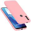 Cadorabo Schutzhülle für Motorola MOTO E20 / E30 / E40 Hülle in Rosa Handyhülle Case Cover TPU Etui