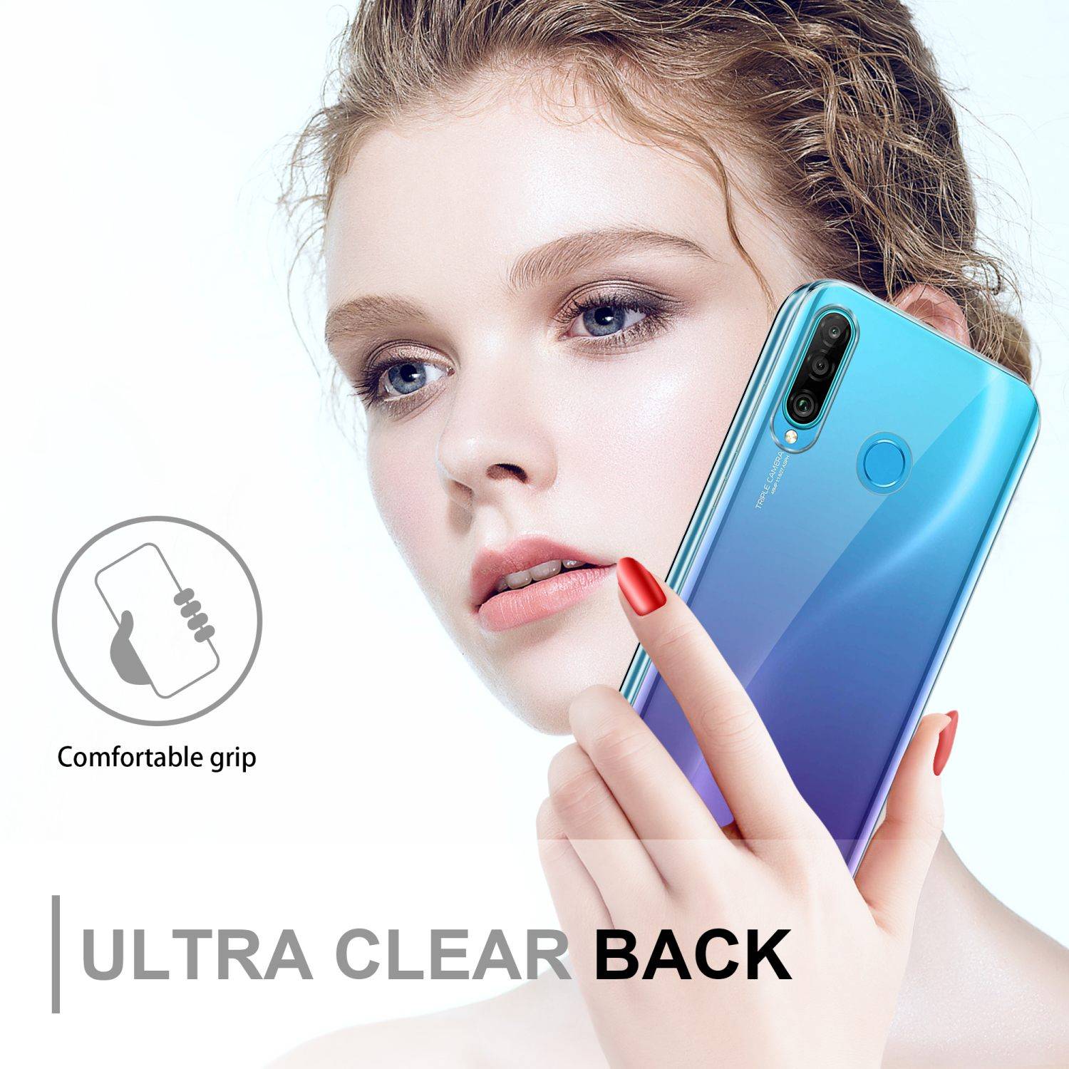 Cadorabo Schutzhülle für Huawei P30 LITE Hülle in Transparent 360° Etui Full Body Handyhülle Cover Case-3