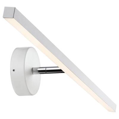 LED Badezimmer Wandleuchte IP S13 Stahl-gebürstet weiß 600