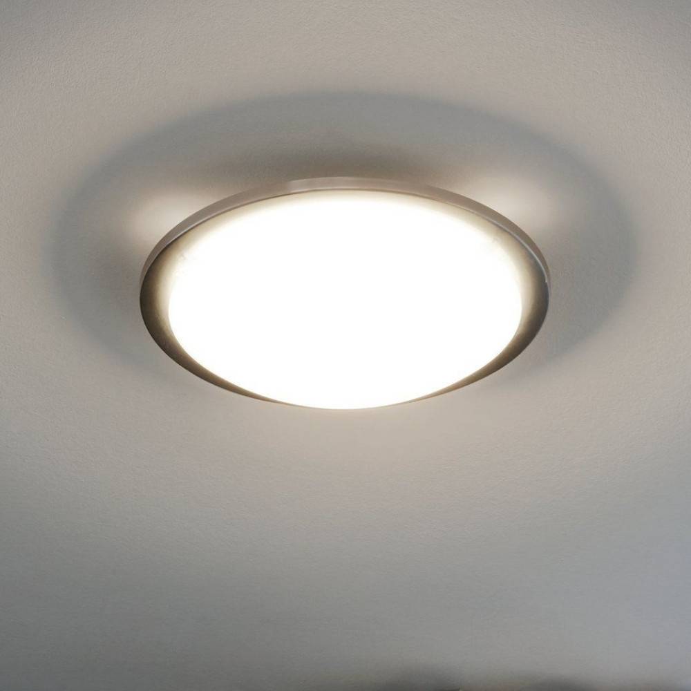 Deckenleuchte, 290mm, nickel-matt, satiniert-1