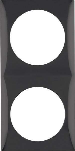 BERKER - Rahmen 918262510 2fach schwarz glänzend-0