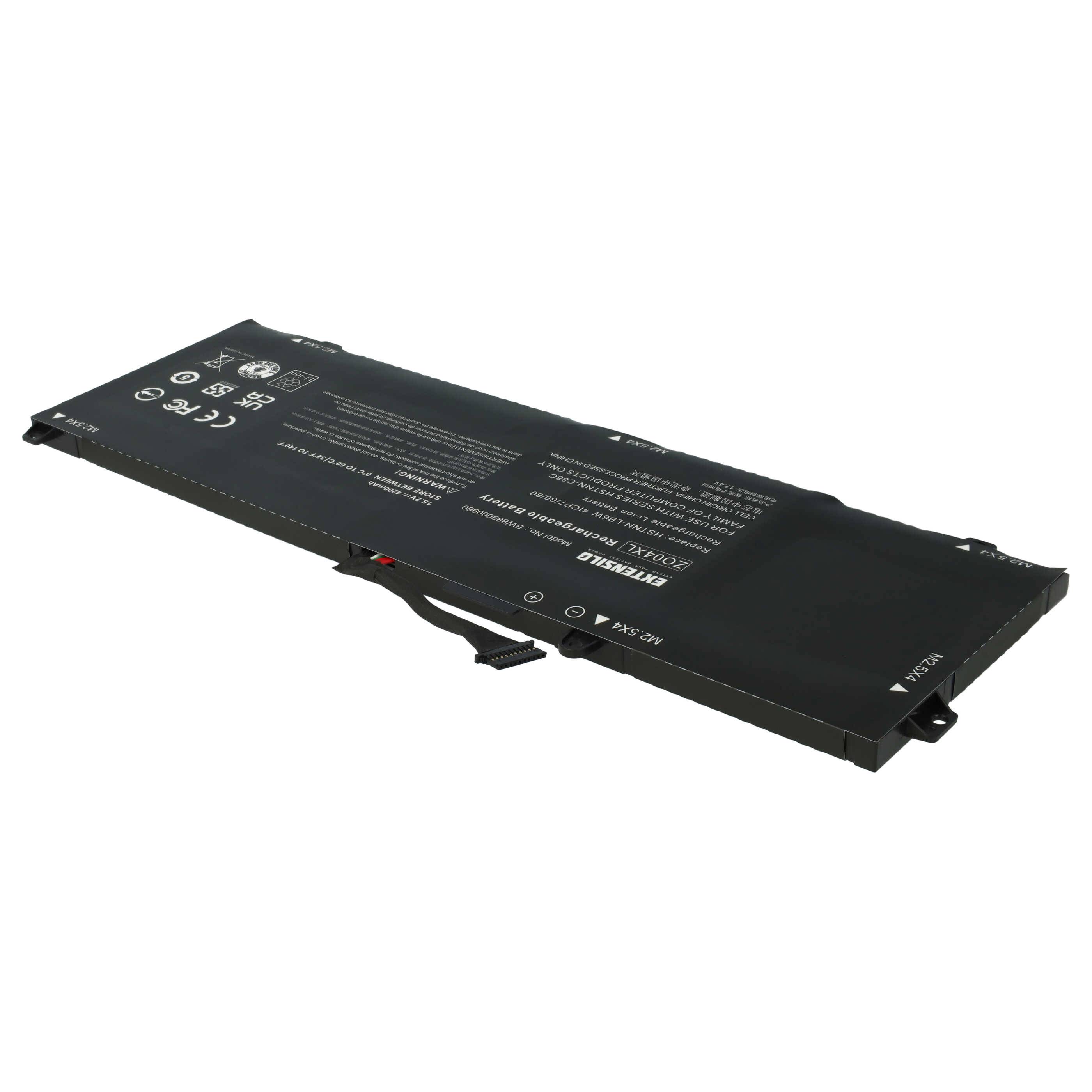EXTENSILO Akku kompatibel mit HP ZBook Studio G3 (T3U12AW) | Studio G3 (T3U10AW) Notebook (4200 mAh, 15,2 V, Li-Ion)-2