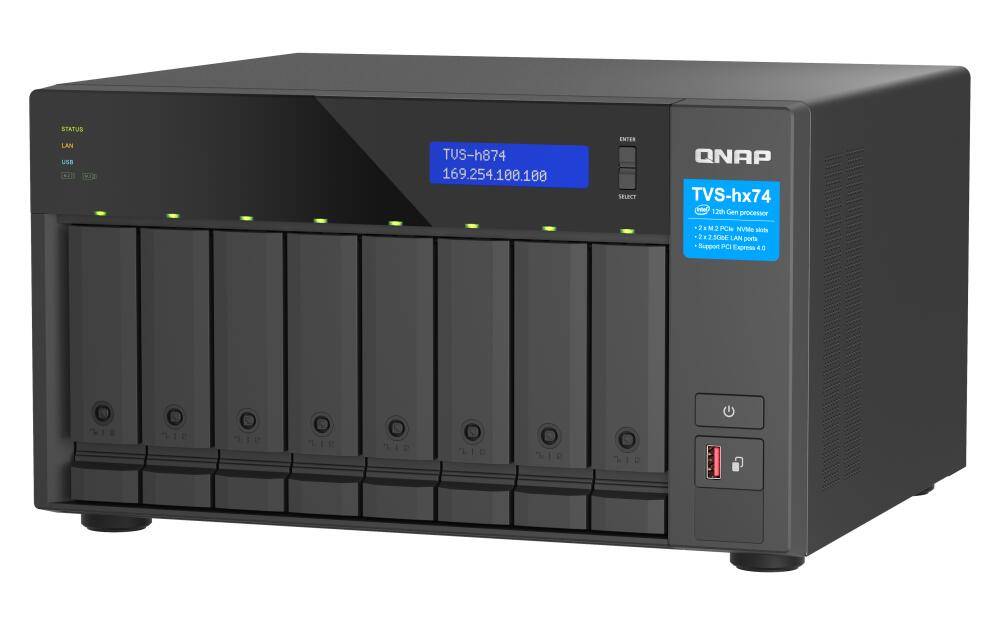 QNAP Systems QNAP NAS TVS-h874-i7-32G 8-Bay TVS-H874-I7-32G-0