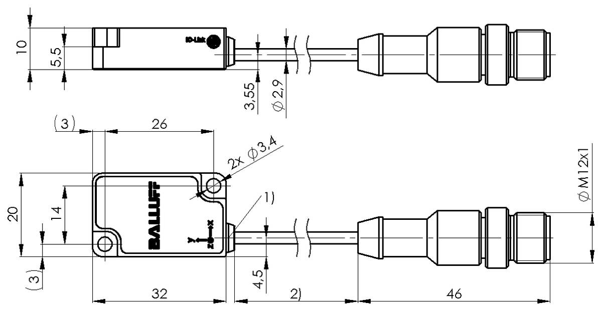 BALLUFF Condition Monitoring Sensoren - BCM0001, 1 St.-2