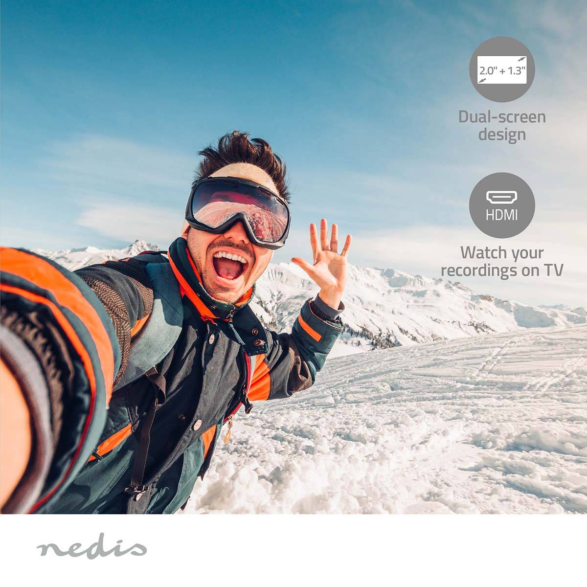 Nedis Action Kamera ACAM51BK-2