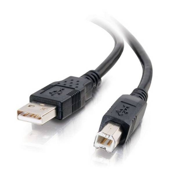 3.3ft USB A to USB B Cable - USB A to B Cable - USB 2.0 - Black - M/M - USB-Kabe