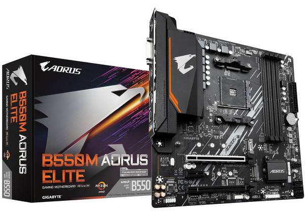 Gigabyte B550M AORUS Elite (B550,AM4,mATX,DDR4)
