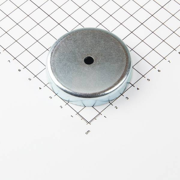 Ferrit Flachgreifer Ø57x11mm mit zylindrischer Senkung