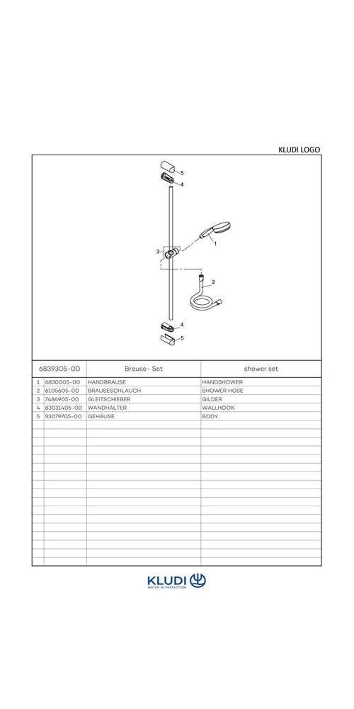 KLUDI LOGO 3S Brause-Set mit Wandstange 900mm D23mm chrom-2