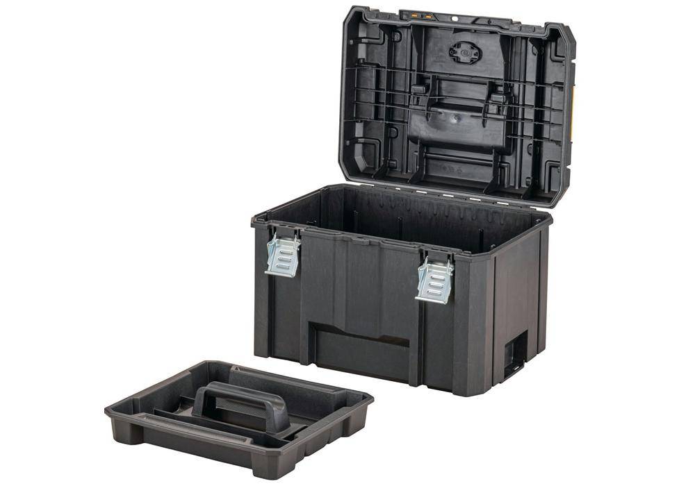DeWALT DWST83346-1 Tiefe Werkzeugbox T STAK VI, TSTAK™ Sytem, 440 x 330 x 300 mm, IP54, 44 l, bis 30 kg-3