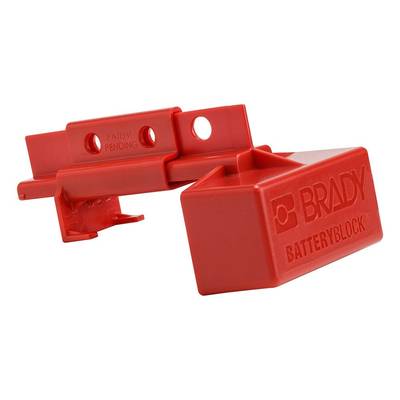 Stromanschluss-Verriegelung BatteryBlock™ für Stapler und Hebefahrzeuge, rot