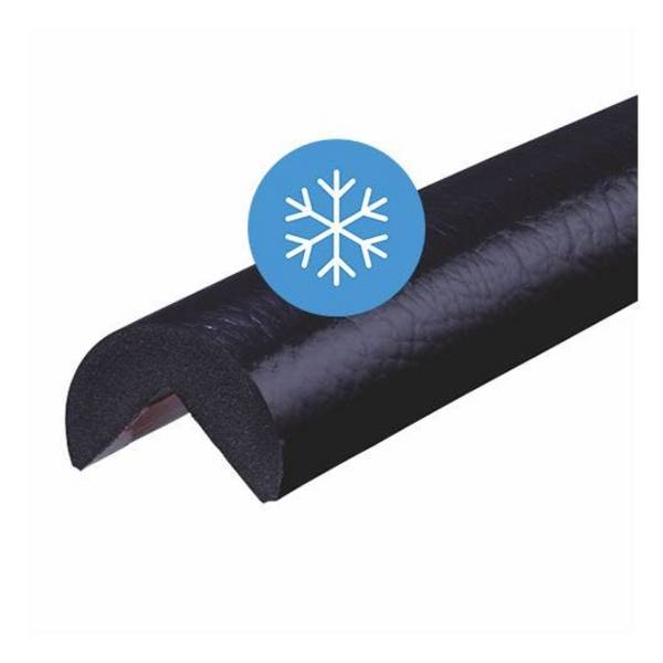 Knuffi® Frost, Eckschutzprofil Typ A, selbstklebend, schwarz, 1 m