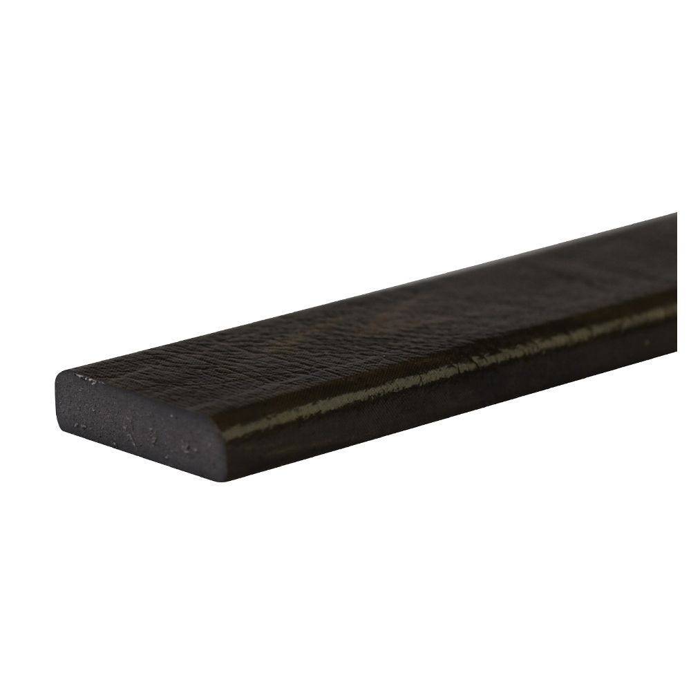 Knuffi® Design, Flächenschutzprofil Typ F, selbstklebend, Holz dunkel, 1 m-0
